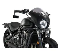 Puig Matt Blk Housing Light Smoke Dark Night Screen Kawasaki Vulcan 650 S 15-25
