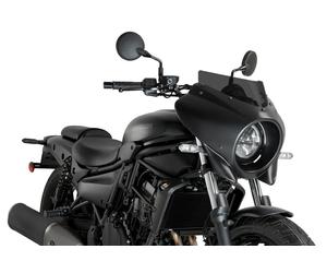 Puig Matte Black/Dark Smoke Mirage Sport Screen Kawasaki Eliminator 500 24-26