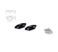 PUIG Mirror Hole Cap For Yamaha YZF-R6 08-16 Black