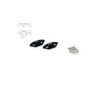 PUIG Mirror Hole Cap For Yamaha YZF-R6 2007 Black - 3857N
