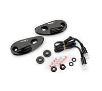 PUIG Mirror Hole Cover With Indicators For Honda CBR1000RR SP 17-19 Black
