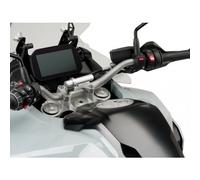 Puig Moto Motorcycle Motorbike Handlebar Clamp Accessory Adaptor Silver