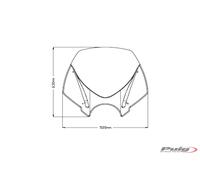 Puig New Generation Touring Bmw R18 2025 Windshield Silver