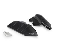 Puig Motorcycle Aluminium Mirror Caps Black For Kymco AK550 Premium 2024>Current