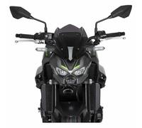 Puig 22439F New Generation Sport, sport windscreen made of high-impact acrylic with aggressive design, metal supports, TÜV approved and quick mounting, Dark Smoke