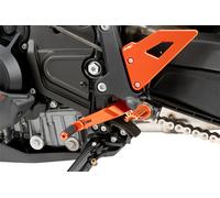 Puig Orange Adjustable Rear Brake Lever KTM 990 Duke 2024-2026