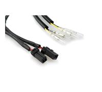 PUIG Plug&Play Wiring Kit For Harley Davidson Indicators Black MPN 3889N