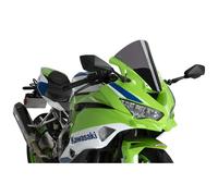 PUIG R-RACER WINDSCREEN FOR KAWASAKI ZX-4RR NINJA 24-26 DARK SMOKE