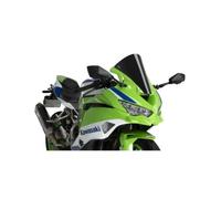 PUIG R-RACER Windscreen for KAWASAKI ZX-4RR NINJA 24-26 Black
