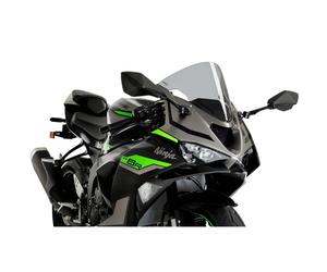 PUIG R-RACER Windshield For KAWASAKI ZX-6R NINJA 24-26 Clear Smoke 21832H