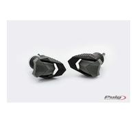 PUIG R19 Swingarm Buffer Pads For KAWASAKI ZX-10R Ninja KRT 16-18 Black