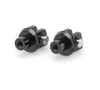 Puig Racing 6455 Pilot Yamaha Fzs1000 Fazer 2 Footpegs Adapters Black