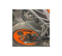 Puig 22503J Rear Fender Extension extra splash protection, Matte Black