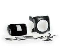 Puig Retro Blk Fairing & Black Screen 180mm Triumph Bonneville Speedmaster 18-25