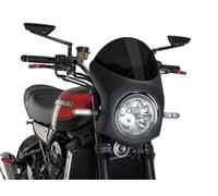 Puig Retro Blk Semi Fairing & Dark Smoke Screen 195mm Kawasaki Z900 RS SE 22-25
