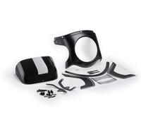 Puig Retro Crbn Look Semi Fairing & Black Screen 180mm Moto Guzzi V7 Stone 17-22
