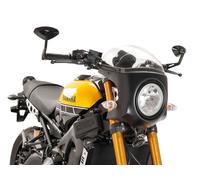 Puig Retro Matt Black Semi Fairing And Clear Screen 180mm Yamaha XSR 900 16-21