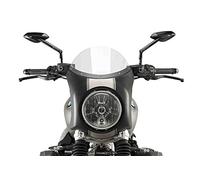 Puig Retro Semi Fairing Black 9253W for R Nine T Scrambler 16'-19'