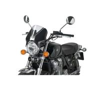 PUIG Retro Windshield 7593W Transparent Black For Honda CB1100 13-14