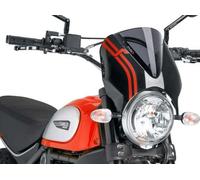 Puig Naked Bike Screen Incl. Mounting Kit, with ABE