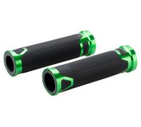 Puig Revving Grips, Black 22MM, Green, Pair