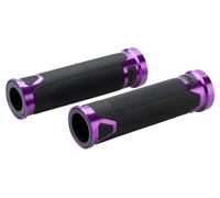 Puig Revving Grips, Black 22MM, PURPLE, Pair