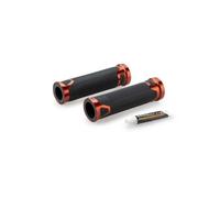 PUIG REVVING Handlebar Grips Orange - Length 119 mm