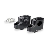 Puig Black Pullback Handlebar Risers - 20mm Rise / 16mm Back BMW F 750 GS 18-24