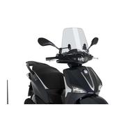 Puig 22769H Trafic in 3 mm polycarbonate urban aerodynamic design rounded profile medium protection impact and UV resistant, Light Smoke.