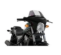 PUIG SCREEN BATWING SML TOURING FIT ON HONDA CMX500 REBEL 17-19 CLEAR SMOKE - CO
