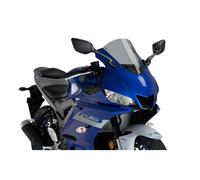 PUIG SCREEN R-RACER FIT ON YAMAHA YZF-R3 19-24 CLEAR SMOKE