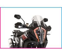Puig 9716W Sport Screen compact and aerodynamic in high-impact acrylic with rounded profile and sporty design that improves protection and visibility, Clear