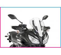 Puig 9211W Z-Racing aerodynamic and sporty windscreen in 3 mm acrylic with double height and side channels that improve protection and stability, Clear
