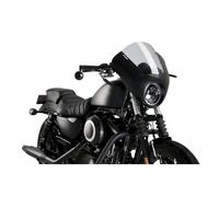PUIG SEMI-FAIRED SCREEN DARK NIGHT FIT ON HARLEY D. SPORTSTER XL883N IRON 21-22