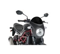 PUIG Semi-Faired Screen for Suzuki SV650 2016-2021 Black-Carbon