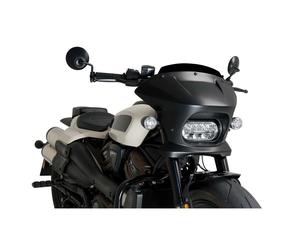 PUIG SEMI-FAIRED SCREEN FURY SPORT FIT ON HARLEY D. SPORTSTER S RH1250S 21-24 BL