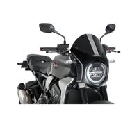 Puig Retrovision Blk Semi Fairing+Clr Screen Ducati Scrambler Desert Sled 17-22