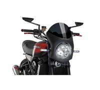 Puig Semi-Faired Windscreen For Kawasaki Z900 RS SE 22-24 Dark Smoke-Black