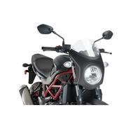 Puig Semi-Faired Windscreen For Suzuki SV650 16-24 Transparent-Carbon