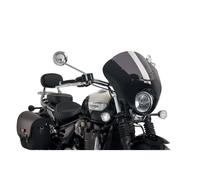 PUIG SEMI FAIRING SCREEN DARK NIGHT FIT ON TRIUMPH BONNEVILLE SPEEDMASTER 18-20