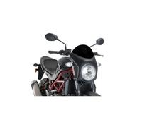 PUIG Semi-Fairing Windshield for Suzuki SV650 22-26 Black-Black (3169N)