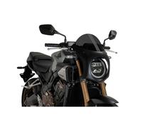 PUIG Semi-Fairing Windshield Honda CB650R Neo Sports Cafe 24-26 Dark Smoke-Black