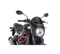 PUIG Semicarenato Screen For Suzuki SV650 2016-2021 Dark Smoke-Black MPN 3169F