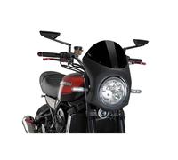 PUIG Semicarinated Windshield For Kawasaki Z900RS 18-20 Black-Black 9595N
