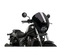 PUIG SEMIFAIRING WINDSCREEN DARK NIGHT FIT ON HONDA CMX500 REBEL 20-25 DARK SMOK