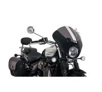 PUIG SEMIFAIRING WINDSCREEN DARK NIGHT FIT ON TRIUMPH BONNEVILLE SPEEDMASTER 21-