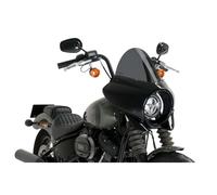 PUIG SEMIFAIRING WINDSCREEN TOURING MIRAGE FIT ON HARLEY D. SOFTAIL STREET BOB F