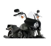 PUIG SEMIFAIRING WINDSCREEN TOURING MIRAGE FIT ON HARLEY D. SOFTAIL STREET BOB F