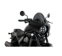 PUIG SEMIFAIRING WINDSCREEN TOURING MIRAGE FIT ON HONDA CMX1100 DCT REBEL 21-25
