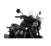 PUIG SEMIFAIRING WINDSCREEN TOURING MIRAGE FIT ON HONDA CMX1100 DCT REBEL 21-25